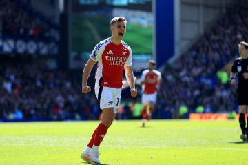 英超-特罗萨德破门 阿森纳1-1埃弗顿距离榜首11分